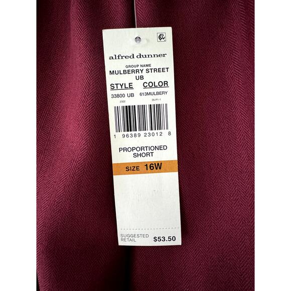 Alfred Dunner Women's Pullon Elastic Waist Classic Fit Proportioned Short Pant - Picture 6 of 7